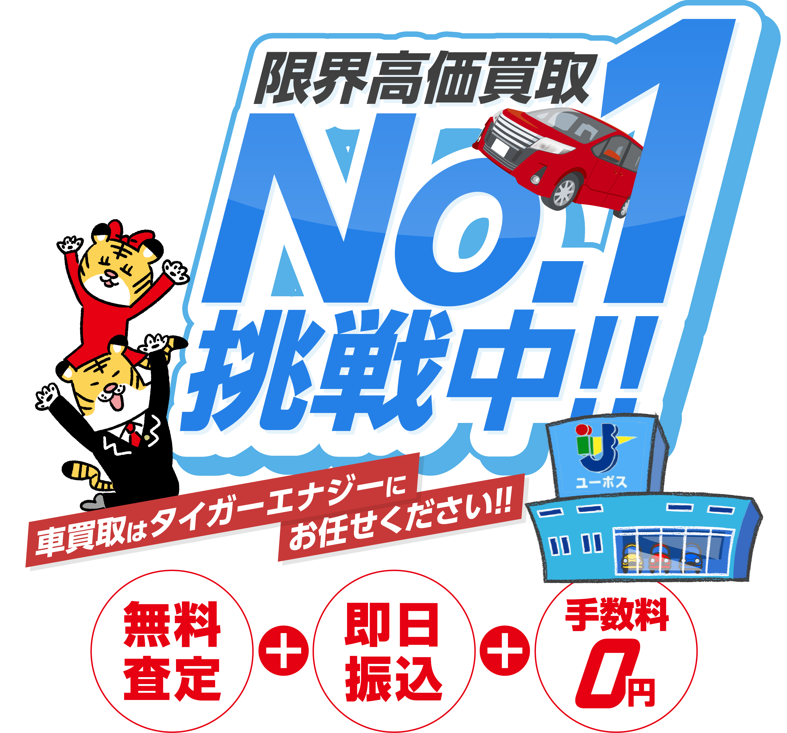 限界高価買取No.1挑戦中!!車買取はタイガーエナジーにお任せください!!